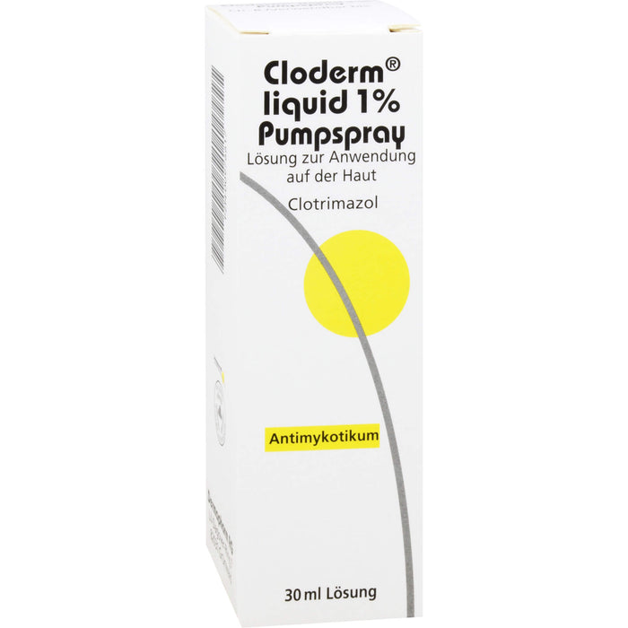 Cloderm Liquid 1 % Pumpspray Antimykotikum, 30 ml Lösung