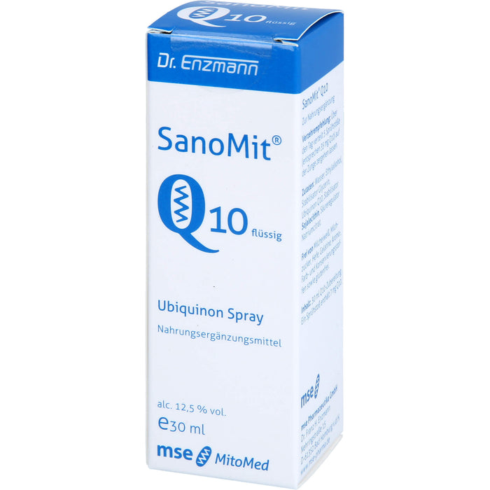 Sanomit Q10 flüssig Ubiquinon Tropfen, 30 ml Lösung