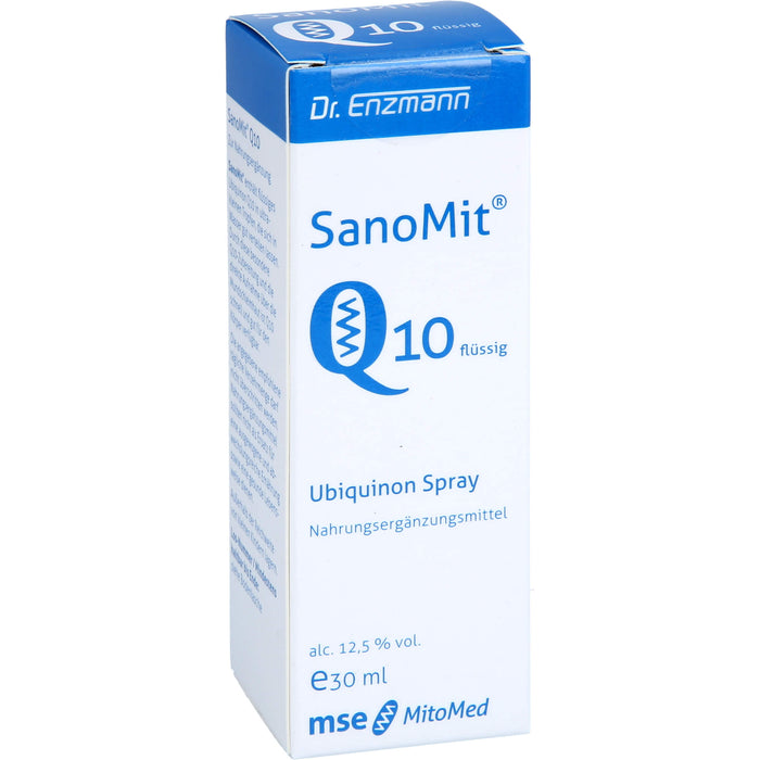 Sanomit Q10 flüssig Ubiquinon Tropfen, 30 ml Lösung