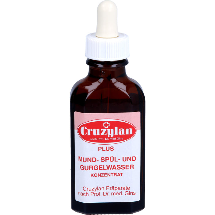 Cruzylan Plus Mund- Spül u.Gurgelwasserkonz.Pip Fl, 50 ml Lösung