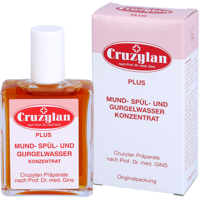Cruzylan Plus Mund- Spül- und Gurgelwasserkonzentrat, 50 ml Lösung