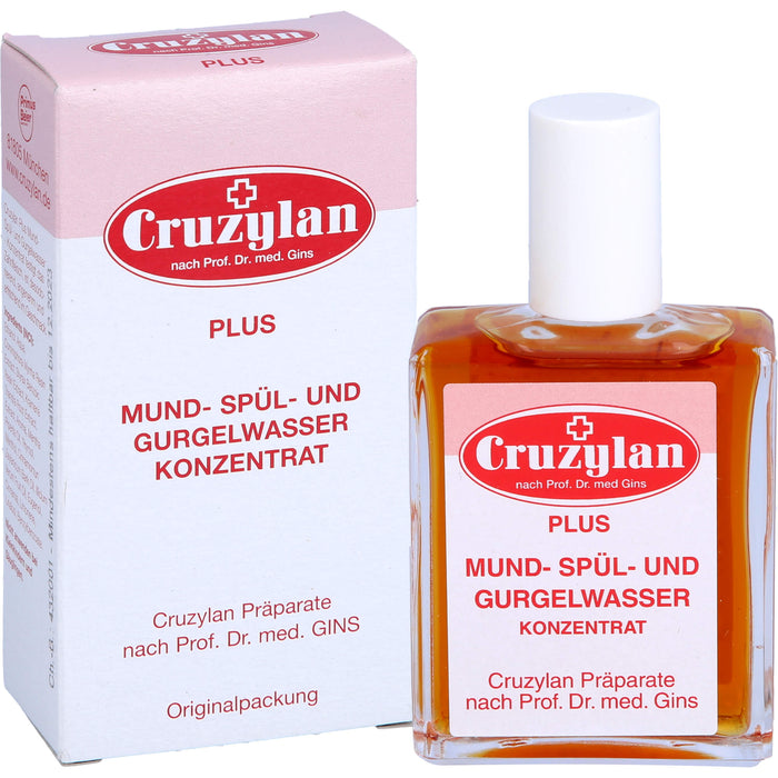 Cruzylan Plus Mund- Spül- und Gurgelwasserkonzentrat, 50 ml Lösung