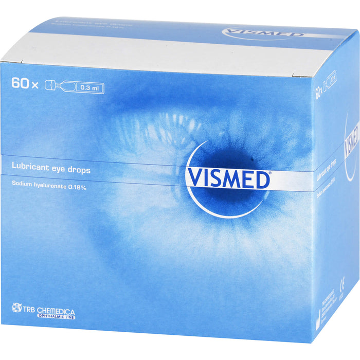 VISMED Augentropfen zur Behandlung von trockenen Augen, 60 St. Einzeldosispipetten