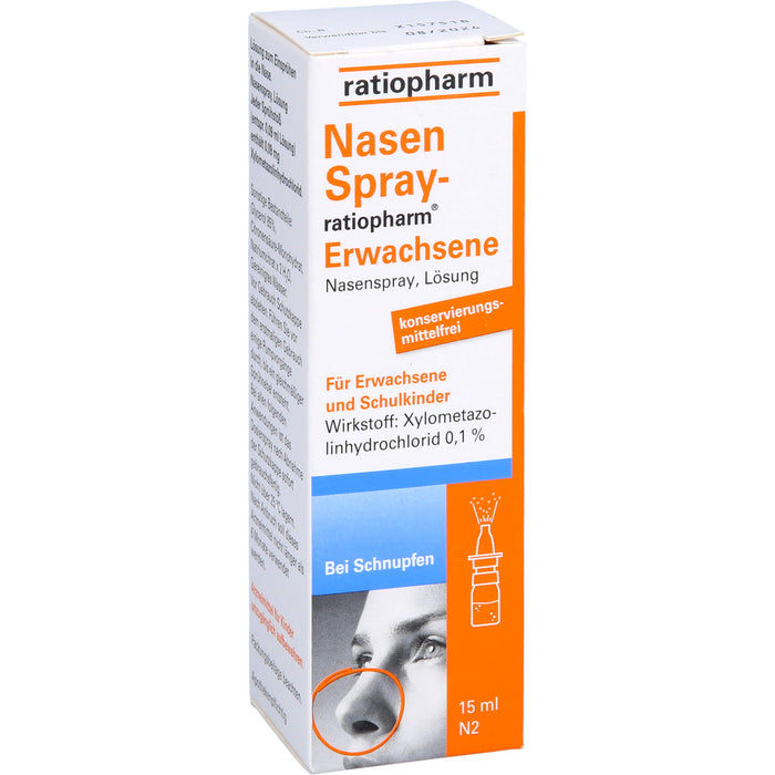 NasenSpray-ratiopharm Erwachsene, 15 ml Lösung