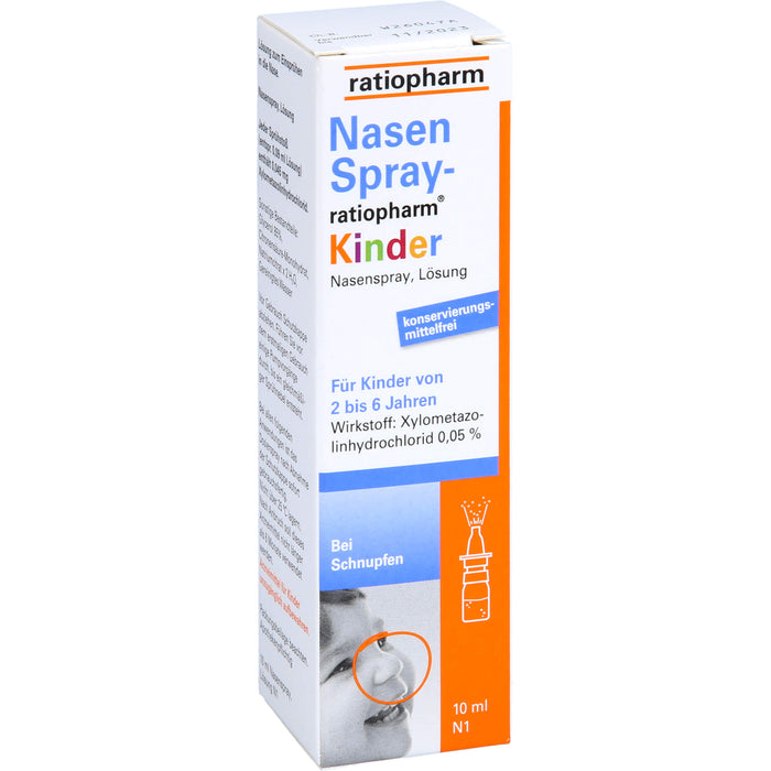 NasenSpray-ratiopharm Kinder, 10 ml Lösung
