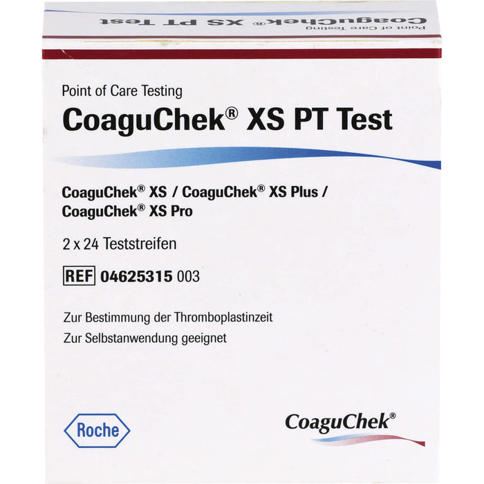 CoaguChek XS PT Test, 2X24 St TTR