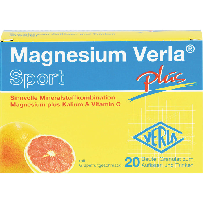Magnesium Verla plus Sport Granulat, 20 St. Beutel