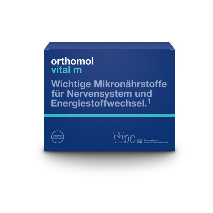 orthomol vital m Granulat/Tabletten/Kapseln Grapefruitgeschmack, 30 St. Portionen