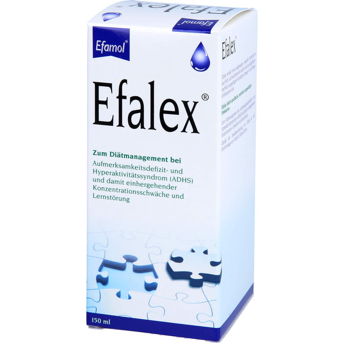 Efalex Flüssigkeit zum Einnehmen bei Konzentrationsschwäche und Lernstörung, 150 ml Lösung