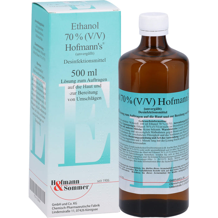 Ethanol 70% (V/V) Hofmann's, 500 ml LOE