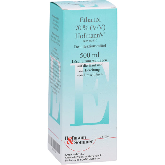 Ethanol 70% (V/V) Hofmann's, 500 ml LOE