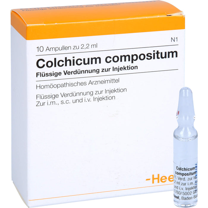 Colchicum compositum Heel flüssige Verdünnung, 10 St. Ampullen