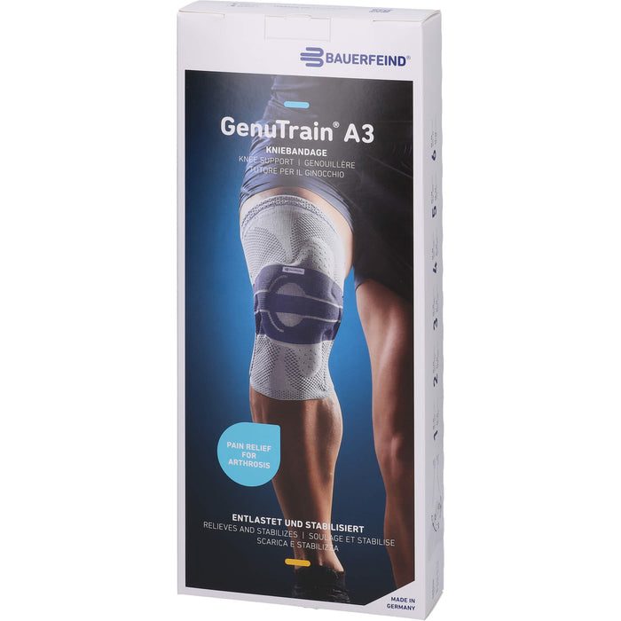 GenuTrain A3 Aktivbandage Knie rechts Gr. 6 natur, 1 St. Bandage