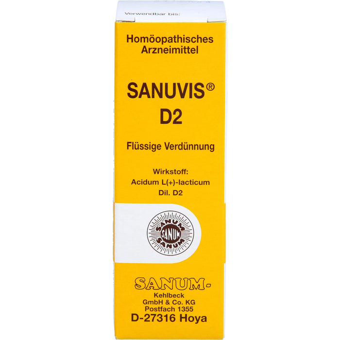 SANUM-KEHLBECK Sanuvis D2 Dilution, 30 ml Lösung