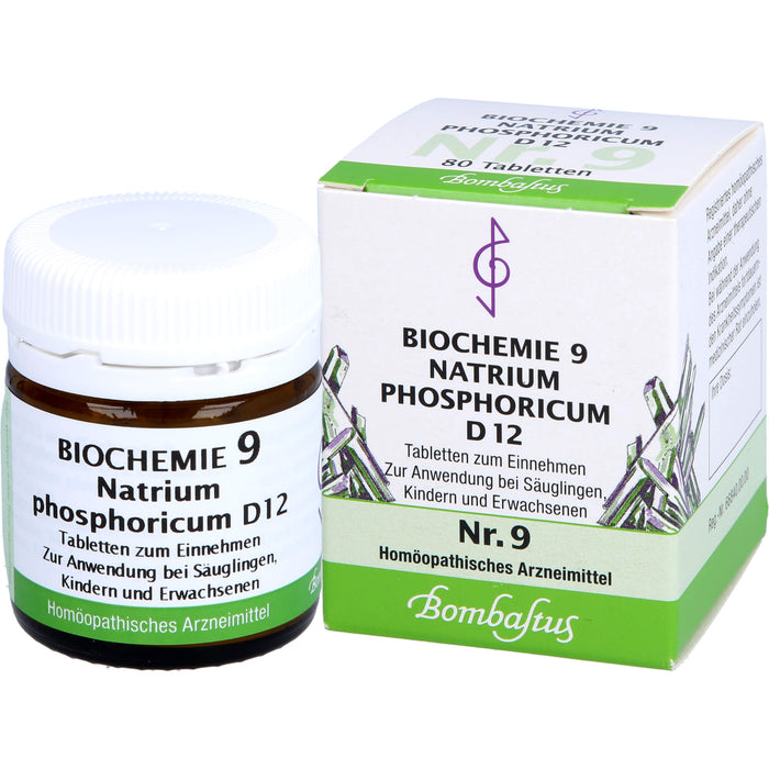 Biochemie 9 Natrium phosphoricum Bombastus D12 Tbl., 80 St TAB
