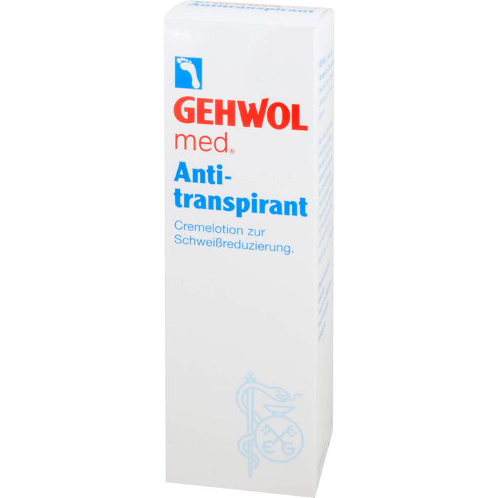 GEHWOL med Antitranspirant Cremelotion zur Schweißreduzierung, 125 ml Lotion