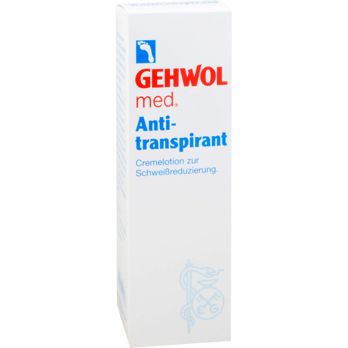 GEHWOL med Antitranspirant Cremelotion zur Schweißreduzierung, 125 ml Lotion
