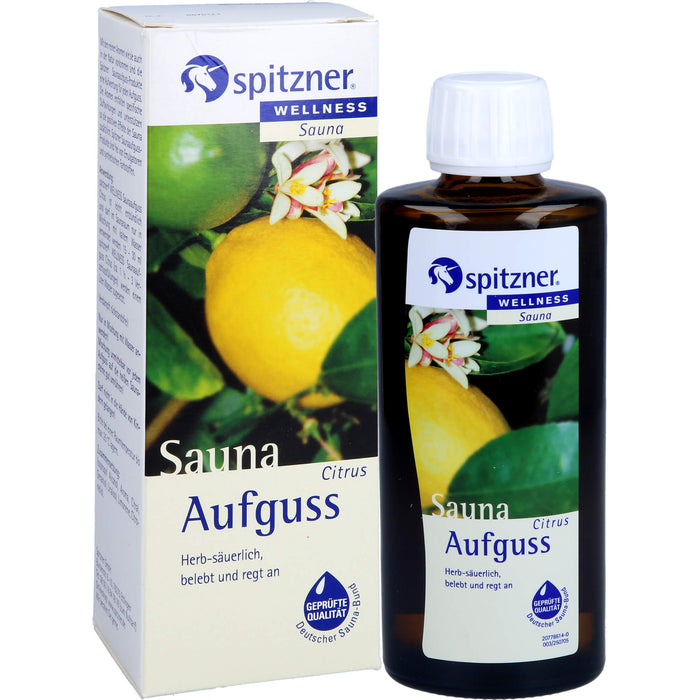 Spitzner Saunaaufguss Citrus Wellness, 190 ml Konzentrat
