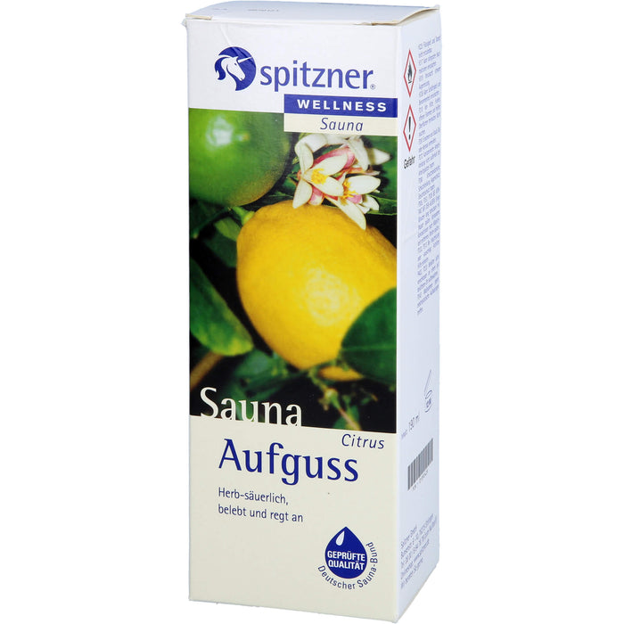 Spitzner Saunaaufguss Citrus Wellness, 190 ml Konzentrat
