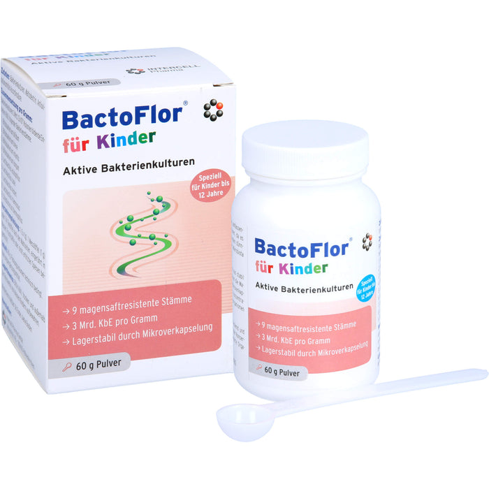 BactoFlor für Kinder aktive Bakterienkulturen Pulver, 60 g Pulver