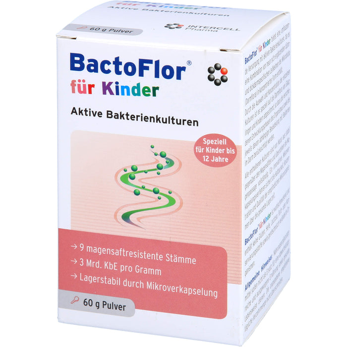 BactoFlor für Kinder aktive Bakterienkulturen Pulver, 60 g Pulver