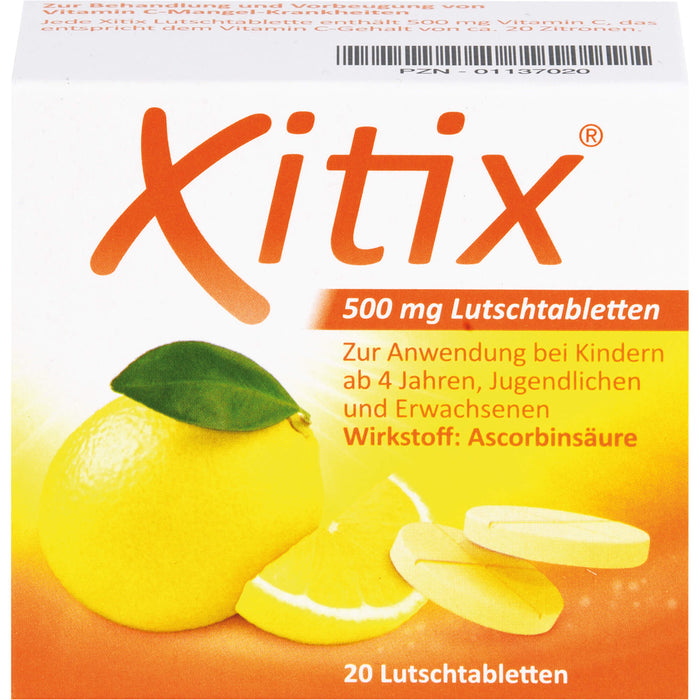 Xitix 500 mg Lutschtabletten, 20 St. Tabletten