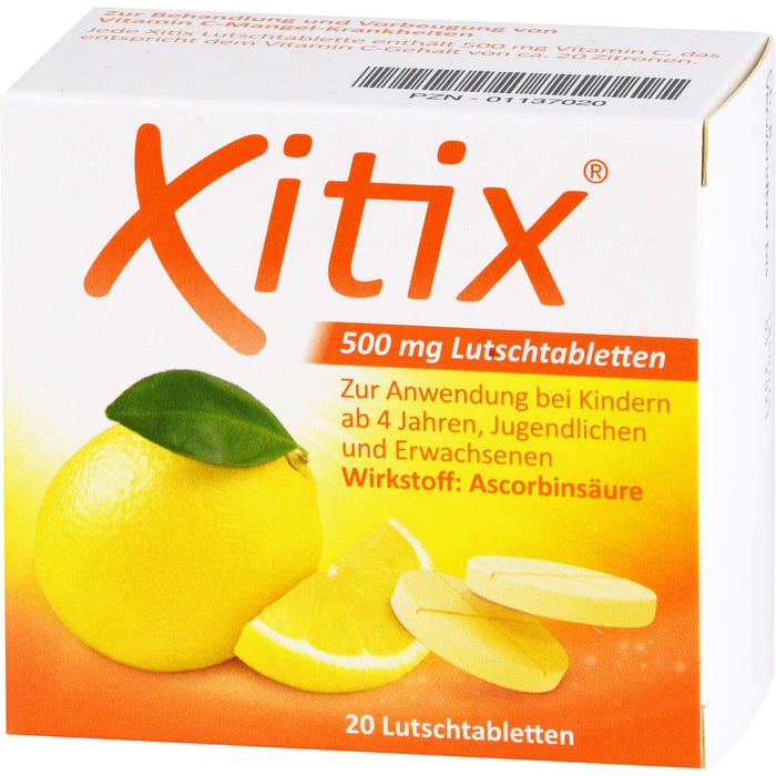 Xitix 500 mg Lutschtabletten, 20 St. Tabletten