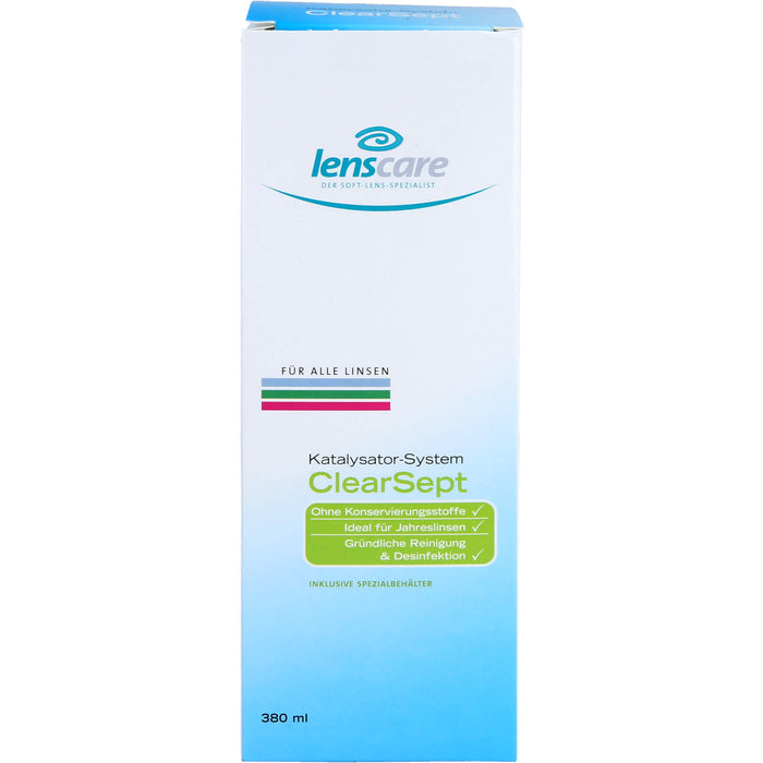Lenscare ClearSept 380 ml + Behälter, 1 St. Kombipackung