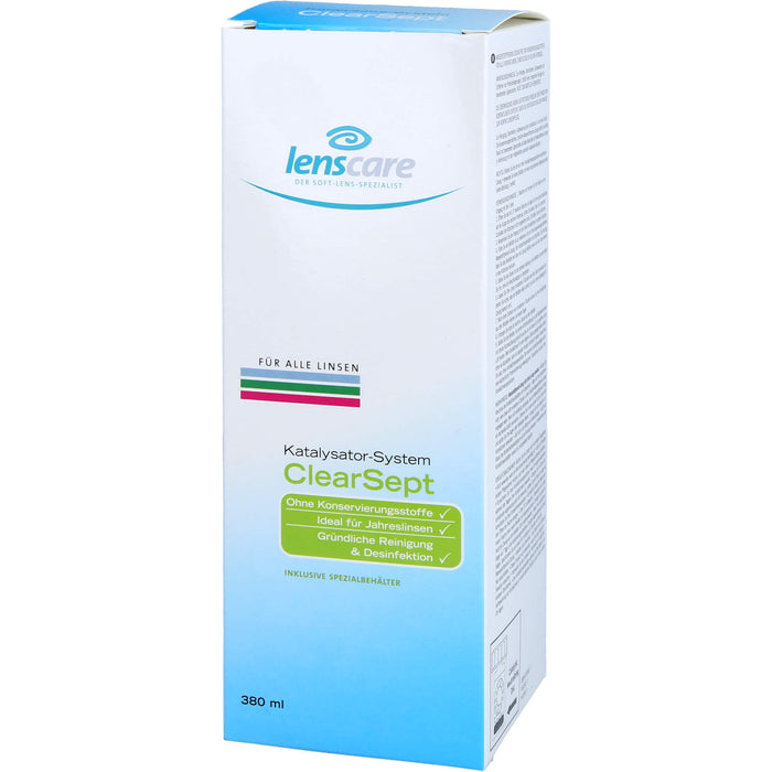 Lenscare ClearSept 380 ml + Behälter, 1 St. Kombipackung