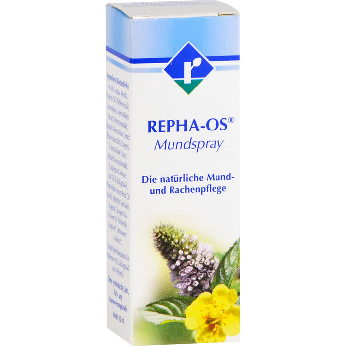 REPHA-OS Mundspray natürliche Mund- und Rachenpflege, 12 ml Lösung