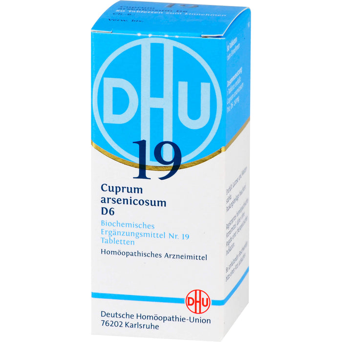 DHU Schüßler-Salz Nr. 19 Cuprum arsenicosum D6 Tabletten, 80 St. Tabletten