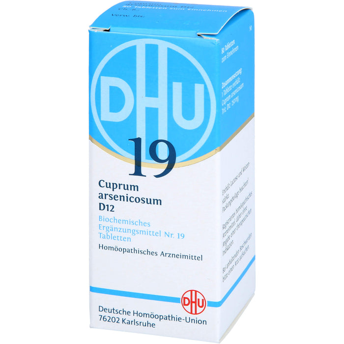 DHU Schüßler-Salz Nr. 19 Cuprum arsenicosum D12 Tabletten, 80 St. Tabletten