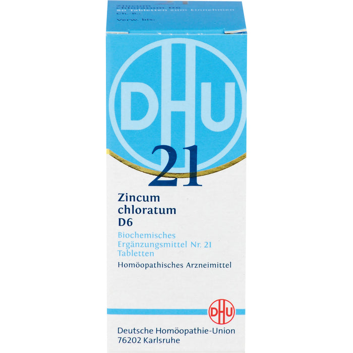 DHU Schüßler-Salz Nr. 21 Zincum chloratum D6 Tabletten, 80 St. Tabletten