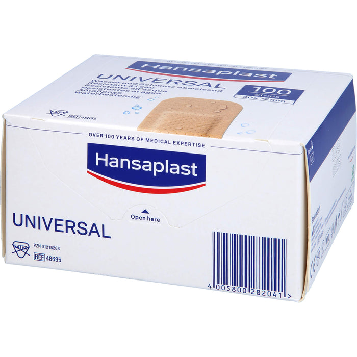 Hansaplast Universal wasserabweisende Strips, 100 St. Pflaster