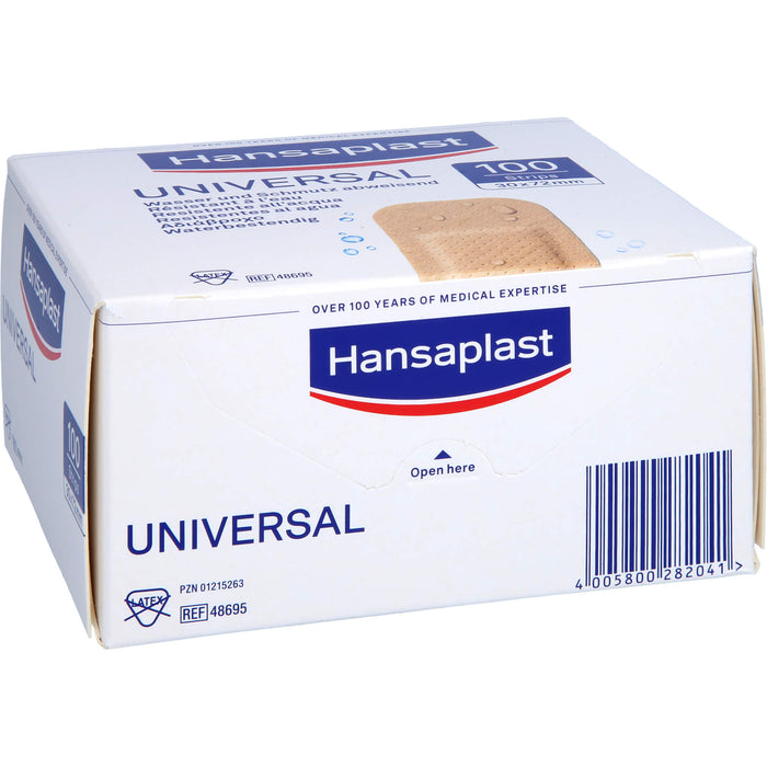 Hansaplast Universal wasserabweisende Strips, 100 St. Pflaster