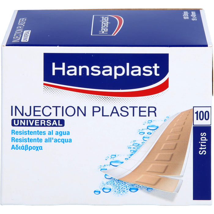 Hansaplast Injection Plaster Universal Injektionspflaster Wasser abweisend, 100 St. Pflaster