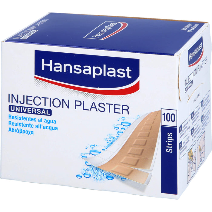 Hansaplast Injection Plaster Universal Injektionspflaster Wasser abweisend, 100 St. Pflaster