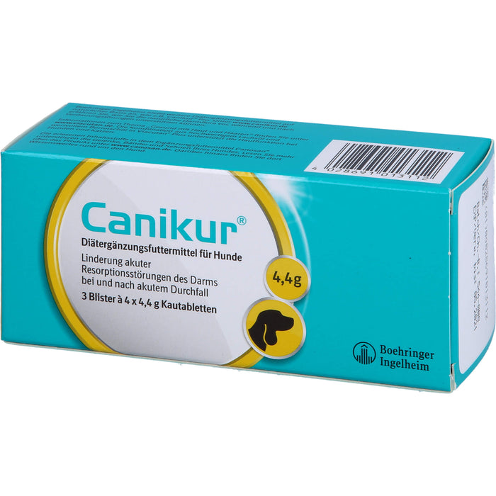 Canikur Kautabletten bei Durchfallerkrankungen bei Hunden, 12 St. Tabletten