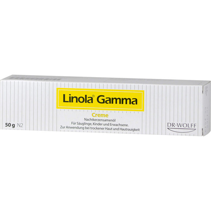 Linola Gamma Creme zur Anwendung bei trockener Haut und Hautrauigkeit, 50 g Creme