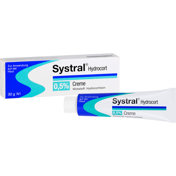Systral Hydrocort 0.5% Creme bei allergischen & entzündlichen Hauterkrankungen, 30 g Creme