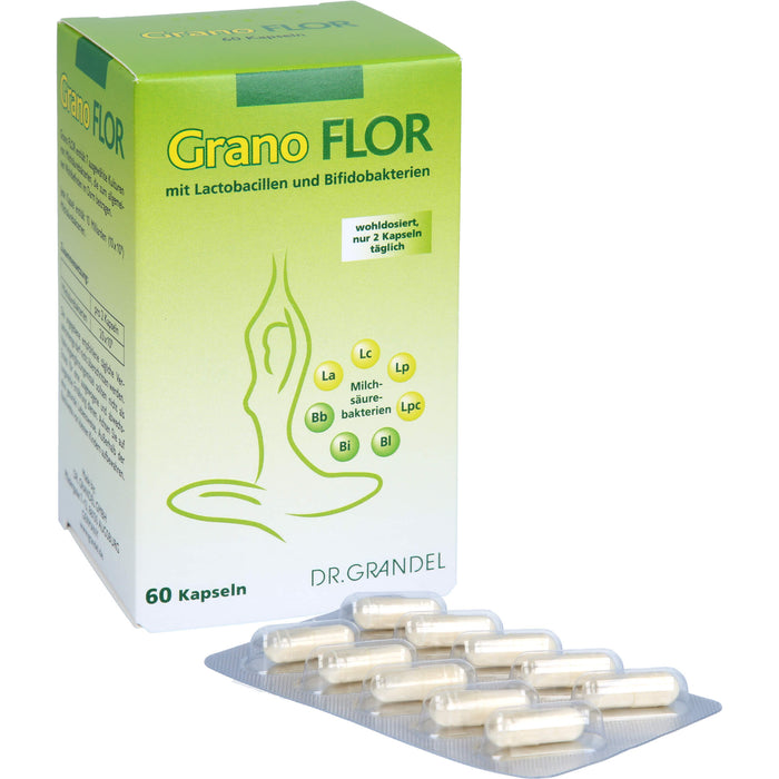 Grano Flor mit Lactobacillen und Bifidobakterien Kapseln, 60 St. Kapseln