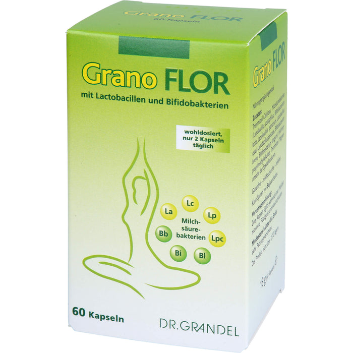 Grano Flor mit Lactobacillen und Bifidobakterien Kapseln, 60 St. Kapseln