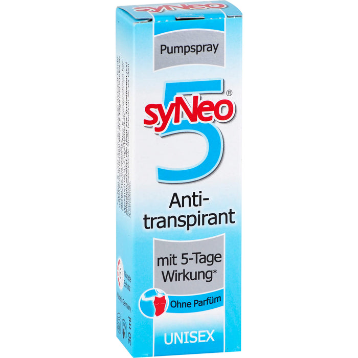 syNeo 5 Antitranspirant Pumpspray, 30 ml Lösung
