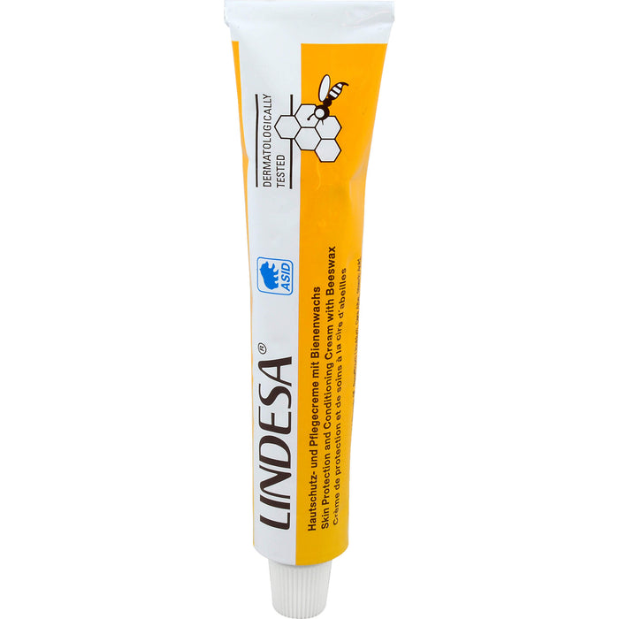 LINDESA Hautschutz- und Pflegecreme mit Bienenwachs, 50 ml Creme
