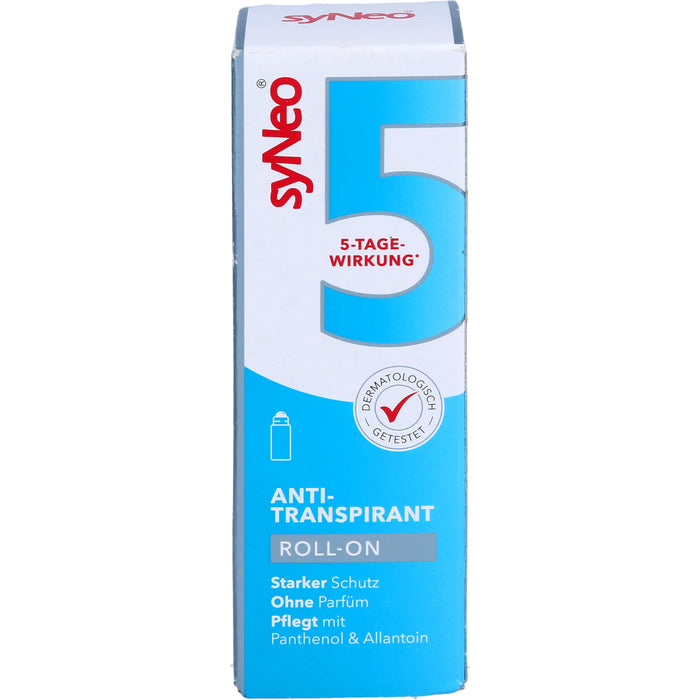syNeo 5 Roll-on Antitranspirant mit 5-Tage-Wirkung, 50 ml Lösung