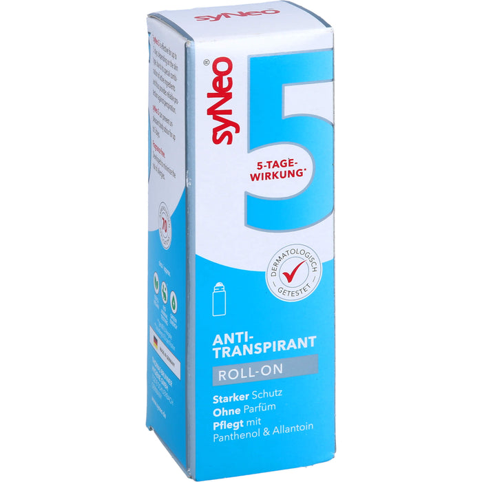 syNeo 5 Roll-on Antitranspirant mit 5-Tage-Wirkung, 50 ml Lösung