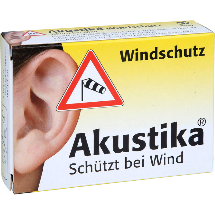 Akustika Windschutz Spezialwolle für das Ohr, 1 St. Packung