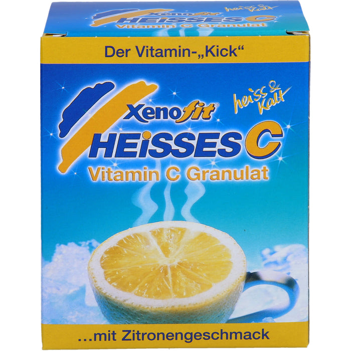 Xenofit Heißes C Vitamin C Granulat mit Zitronengeschmack, 10 St. Beutel