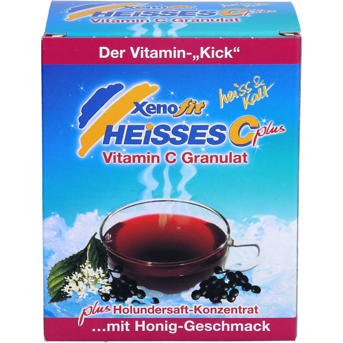 Xenofit Heißes C Vitamin C plus Holunder-Extrakt Granulat mit Honiggeschmack, 10 St. Beutel