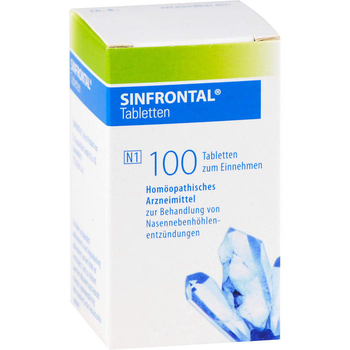 SINFRONTAL Tabletten bei Nasennebenhöhlenentzündung, 100 St. Tabletten
